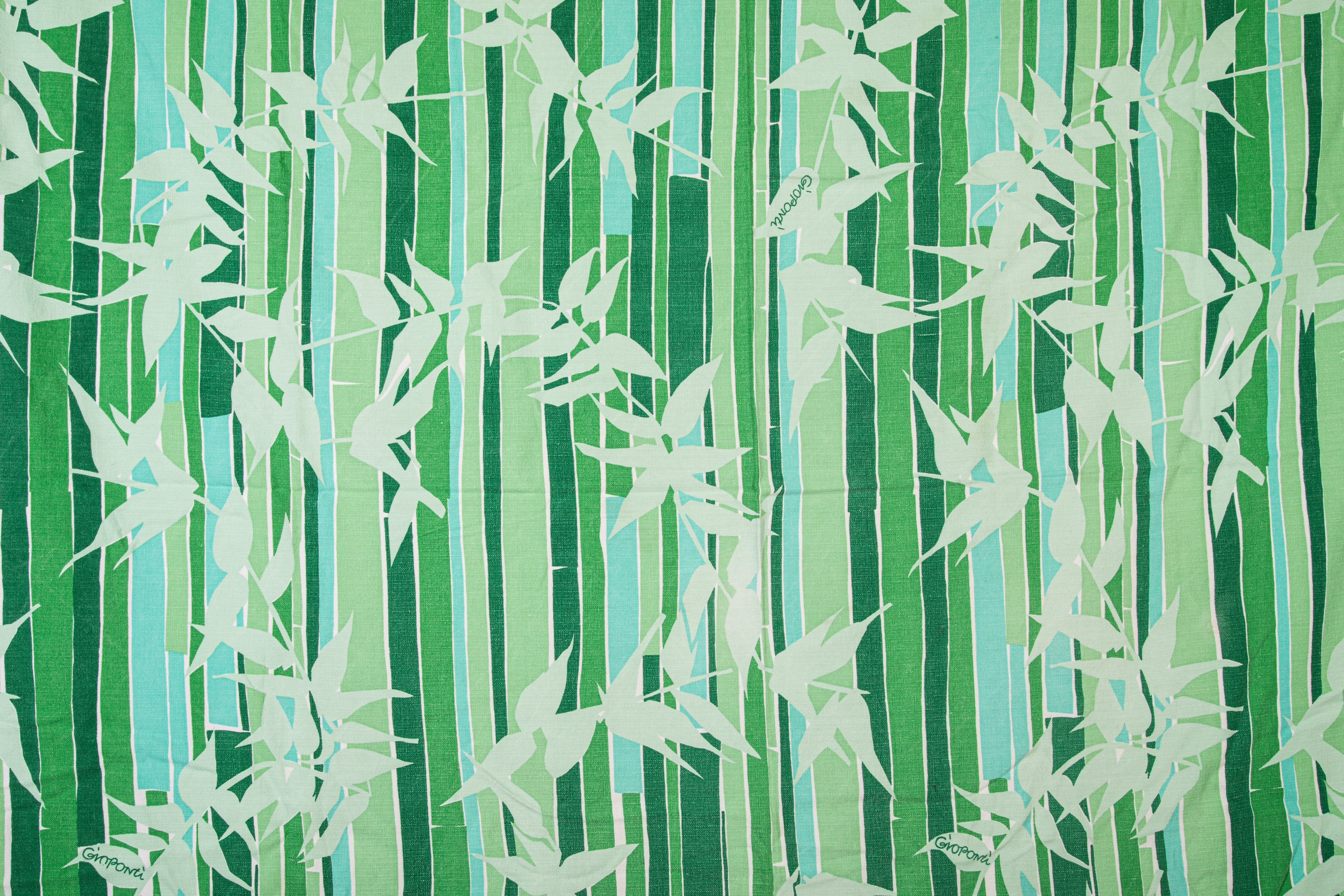 Gio Ponti - Coppia di tessuti stampati, circa 1970