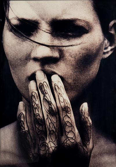 Kate Moss - C-print vintage, 1996/2002, cm 100 x 70