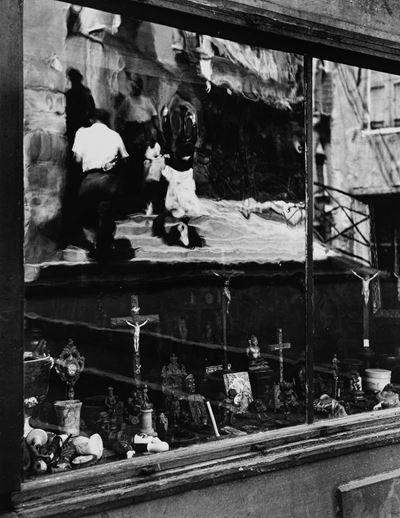 Venezia, Vetrina di antiquario, stampa alla gelatina ai sali d'argento