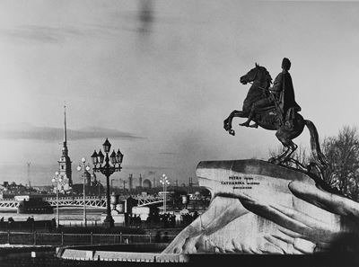 Leningrado, Monumento a Pietro I, Stampa alla gelatina ai sali d'argento