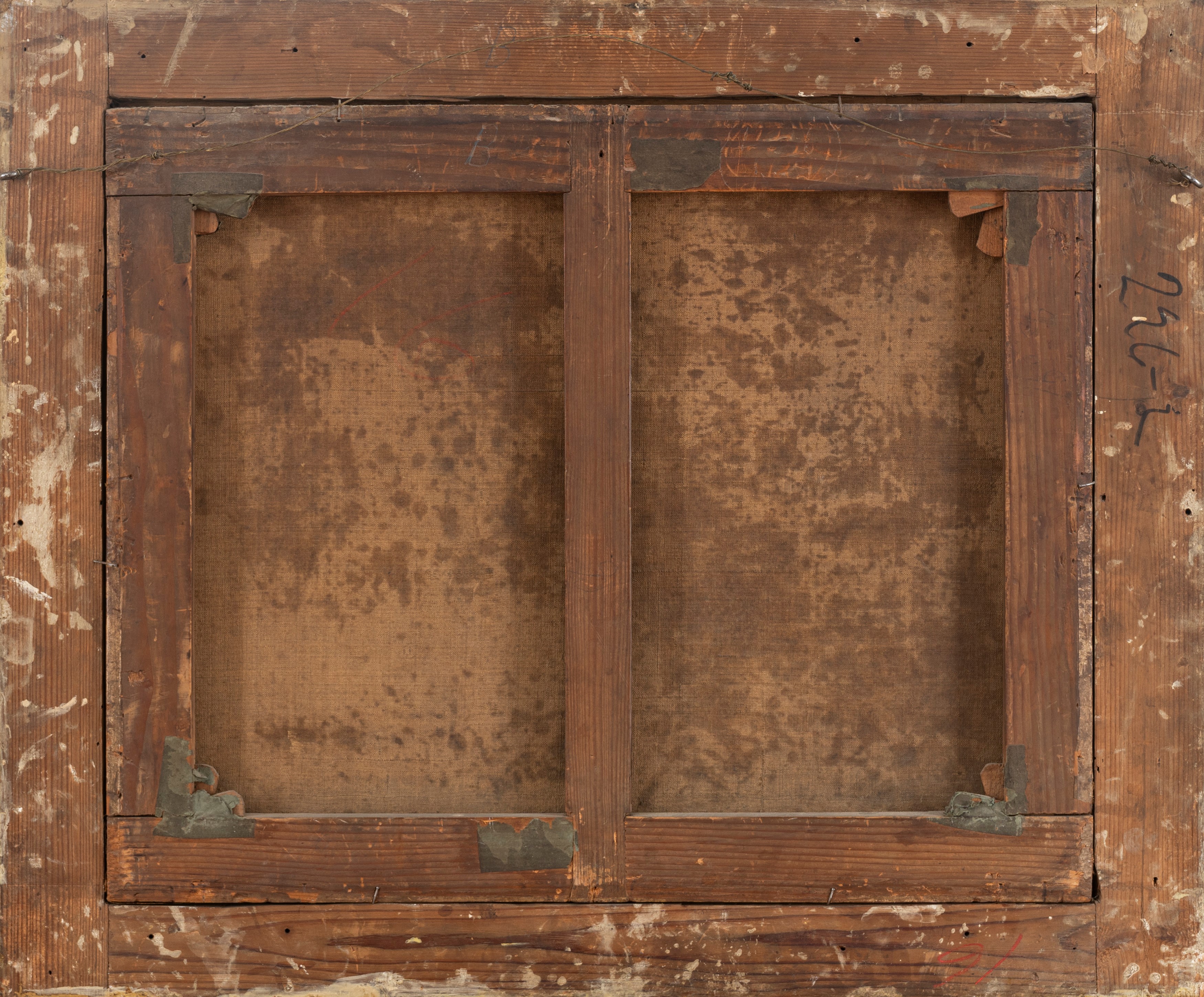 Paesaggi laziali con edifici classici in rovina e viandanti, en pendant