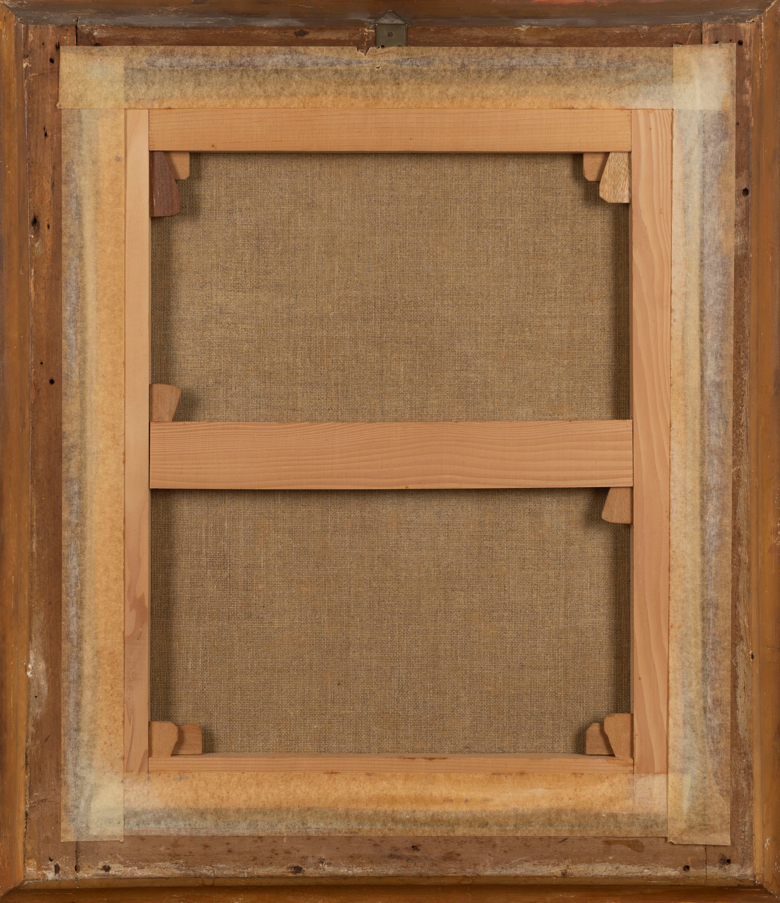 Ritratto di bambina a mezza figura con cappello piumato