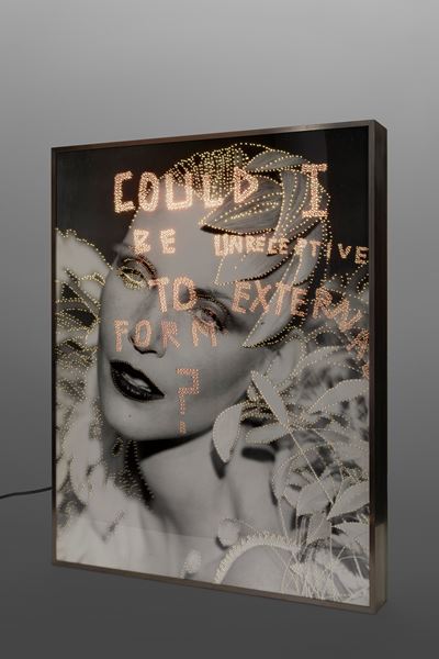 Could I be unreceptive to external forms? - Light Box, 2000