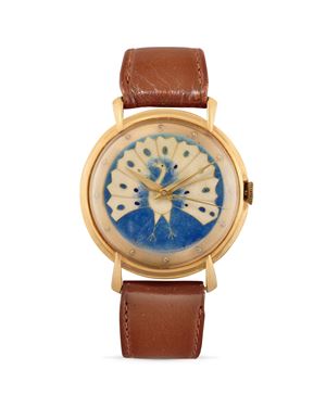 solotempo con quadrante in smalto cloisonné