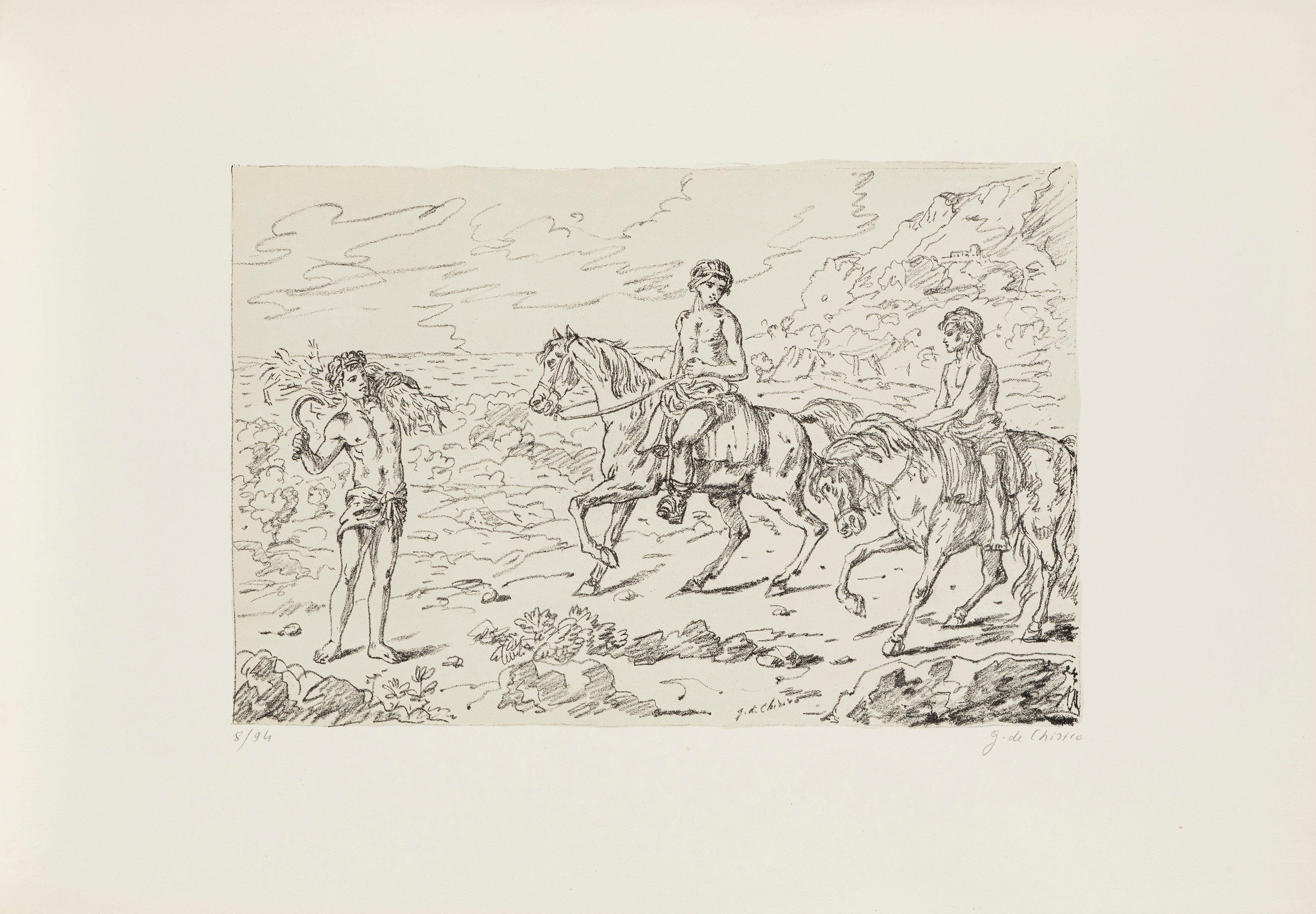 Giorgio De Chirico - I Cavalli