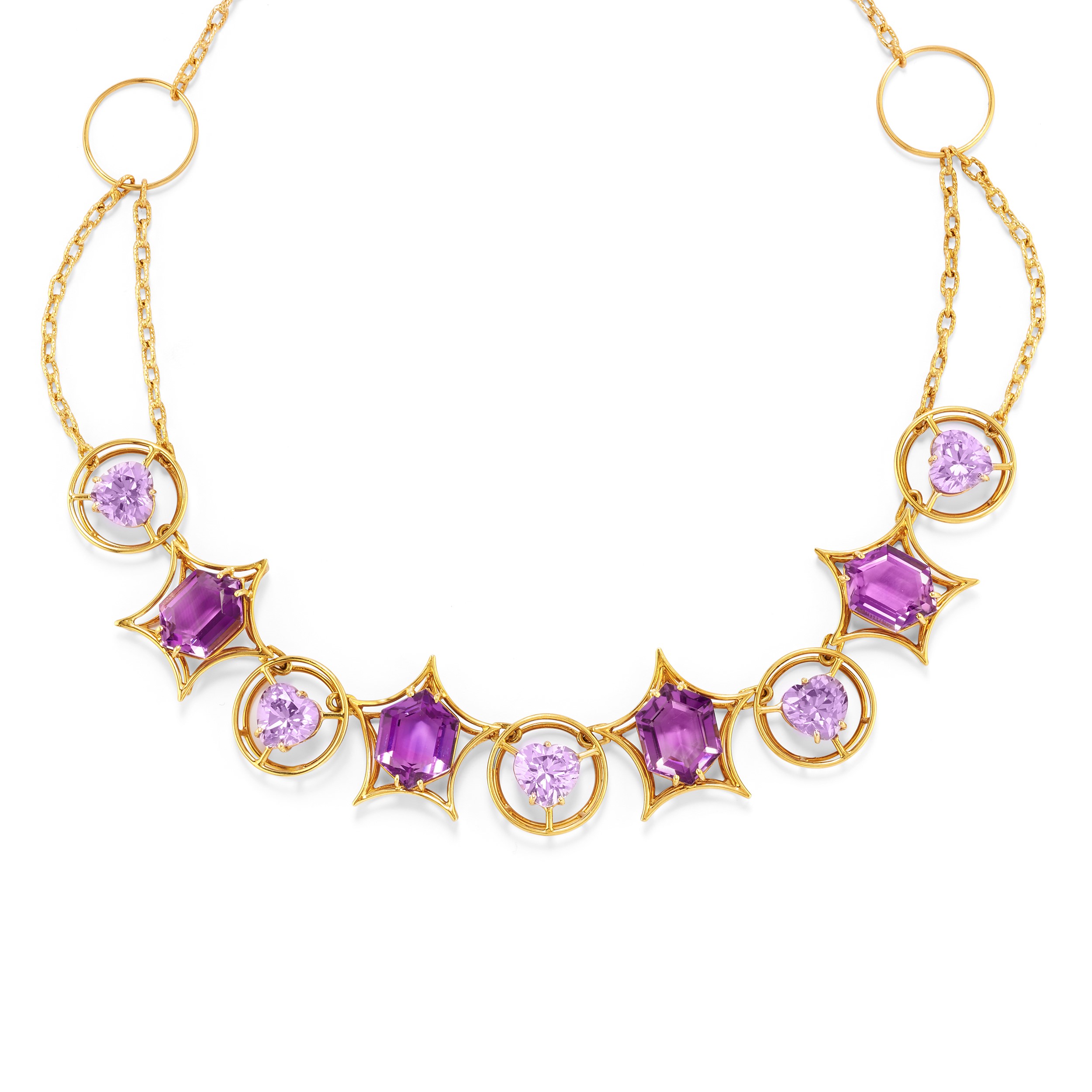 Demi-parure con Ametiste
