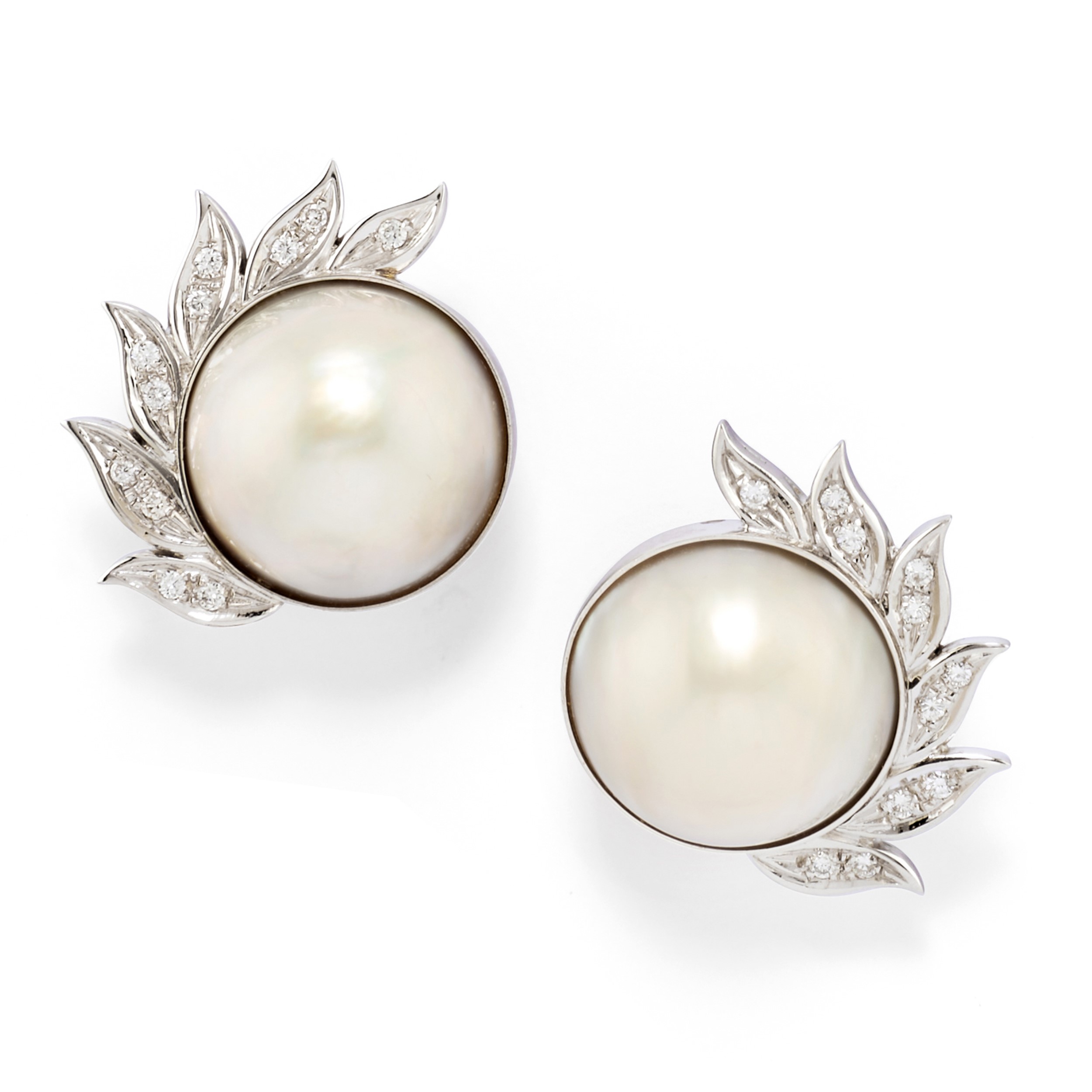 Demi-parure con Perle Mabè