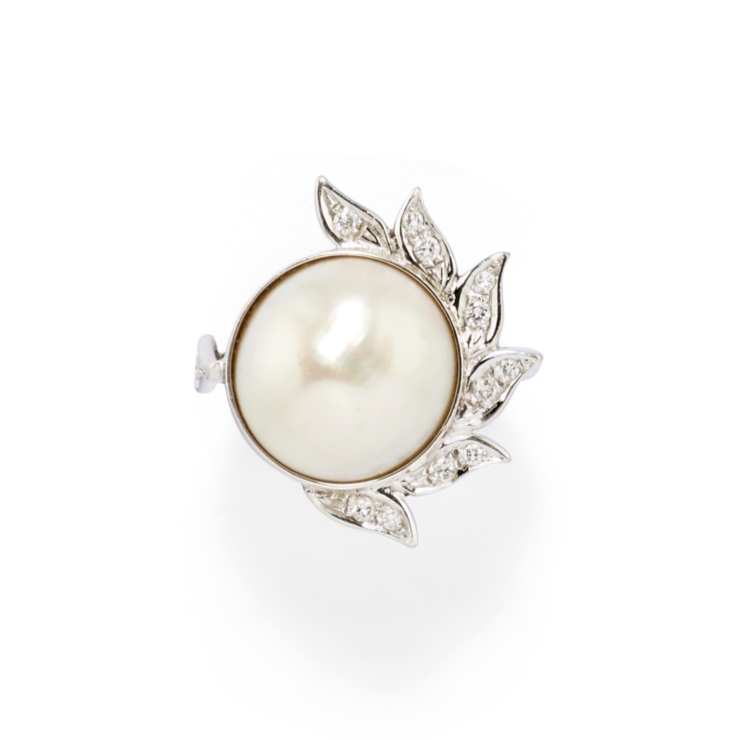 Demi-parure con Perle Mabè
