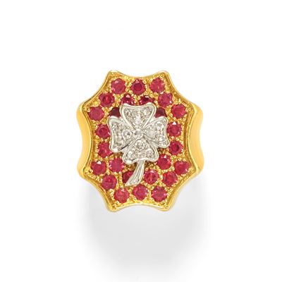 Anello con Rubini