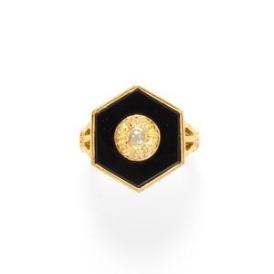 Anello con onice