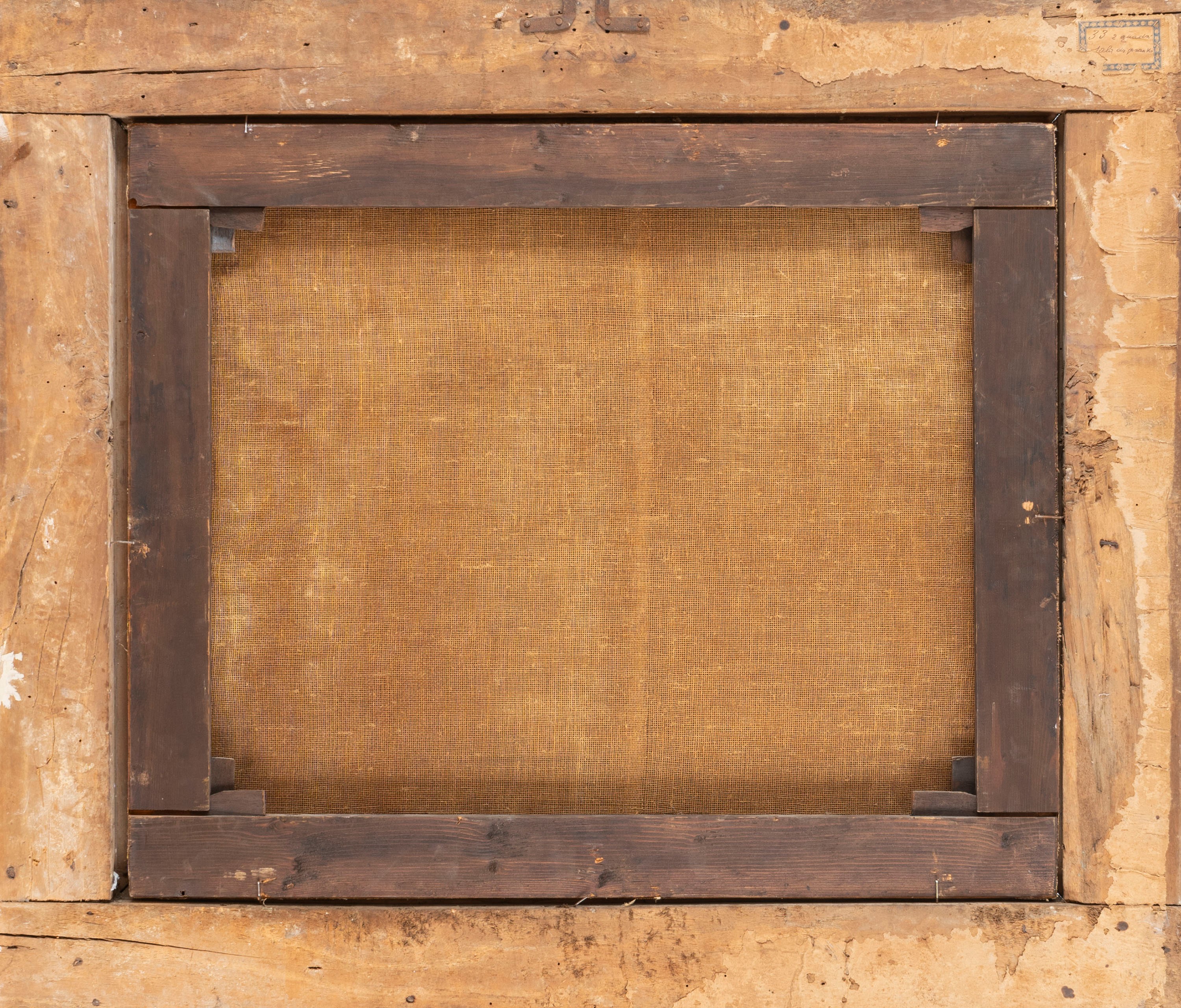 Mele, uva e anguria su un piano; Funghi, uva e fichi