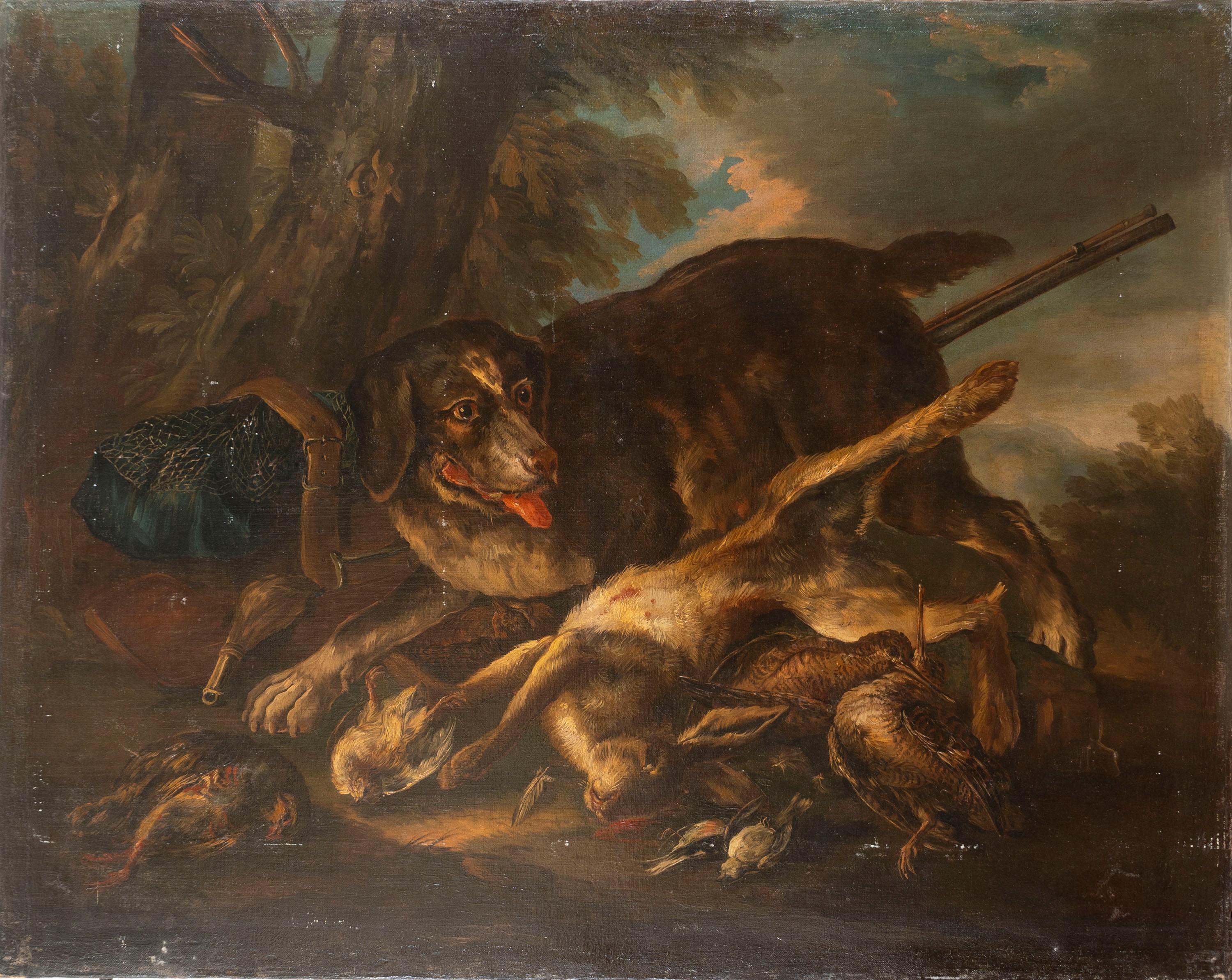 Giovanni Crivelli, Detto il Crivellino - Giovanni Crivelli, Cane scaccia un gatto che insidia dei...