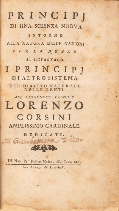 Principi Scienza Nuova