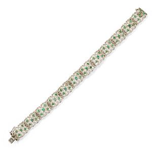  - Bracciale con smeraldi 