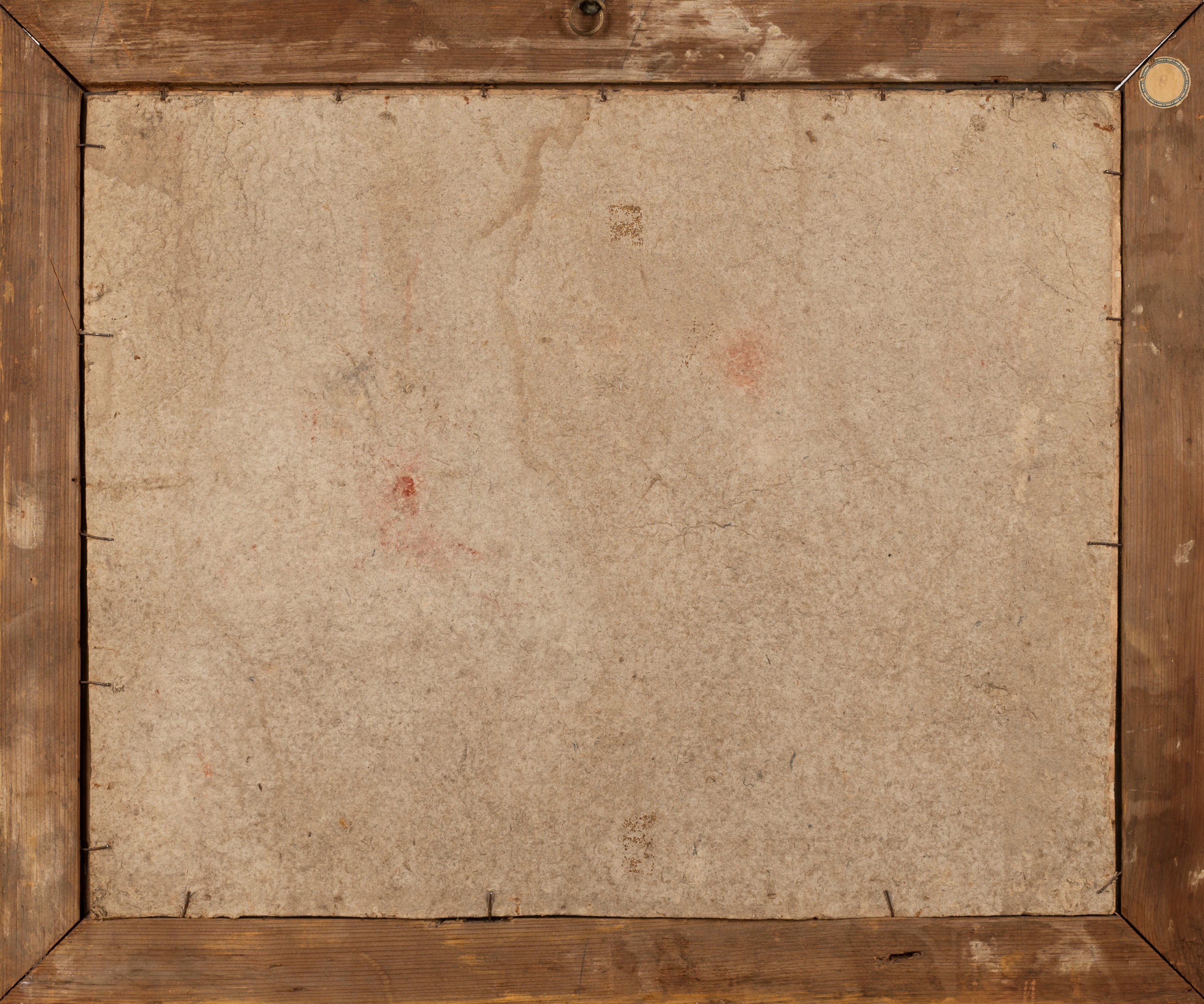 Artista Neoclassico - Autore Ignoto, Due scene classiche: Rito romano e Apollo e Marsia, tempera ...