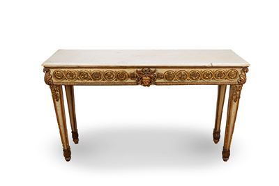 Consolle Luigi XVI, Secolo XVIII