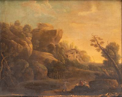 Paesaggio con Figure a Riposo