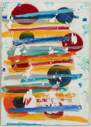 Lotto di 02 opere su carta: a. (recto) ; b. (verso)