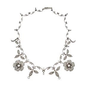 Collana con diamanti