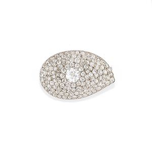 Diamond brooch