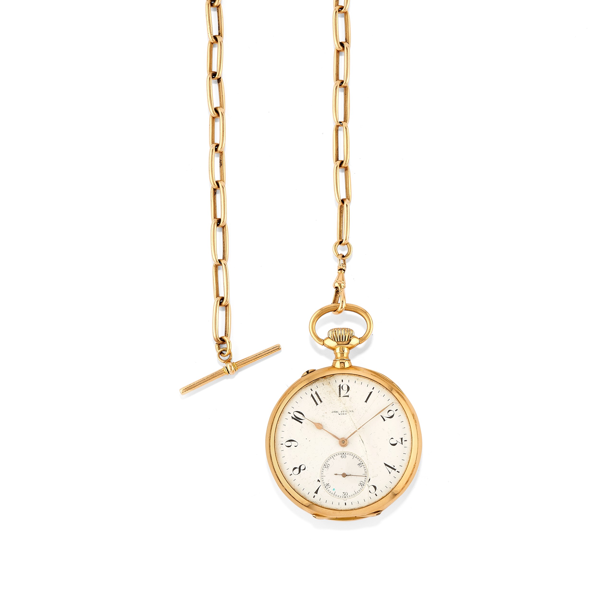 Due orologi da tasca, oro giallo 14k