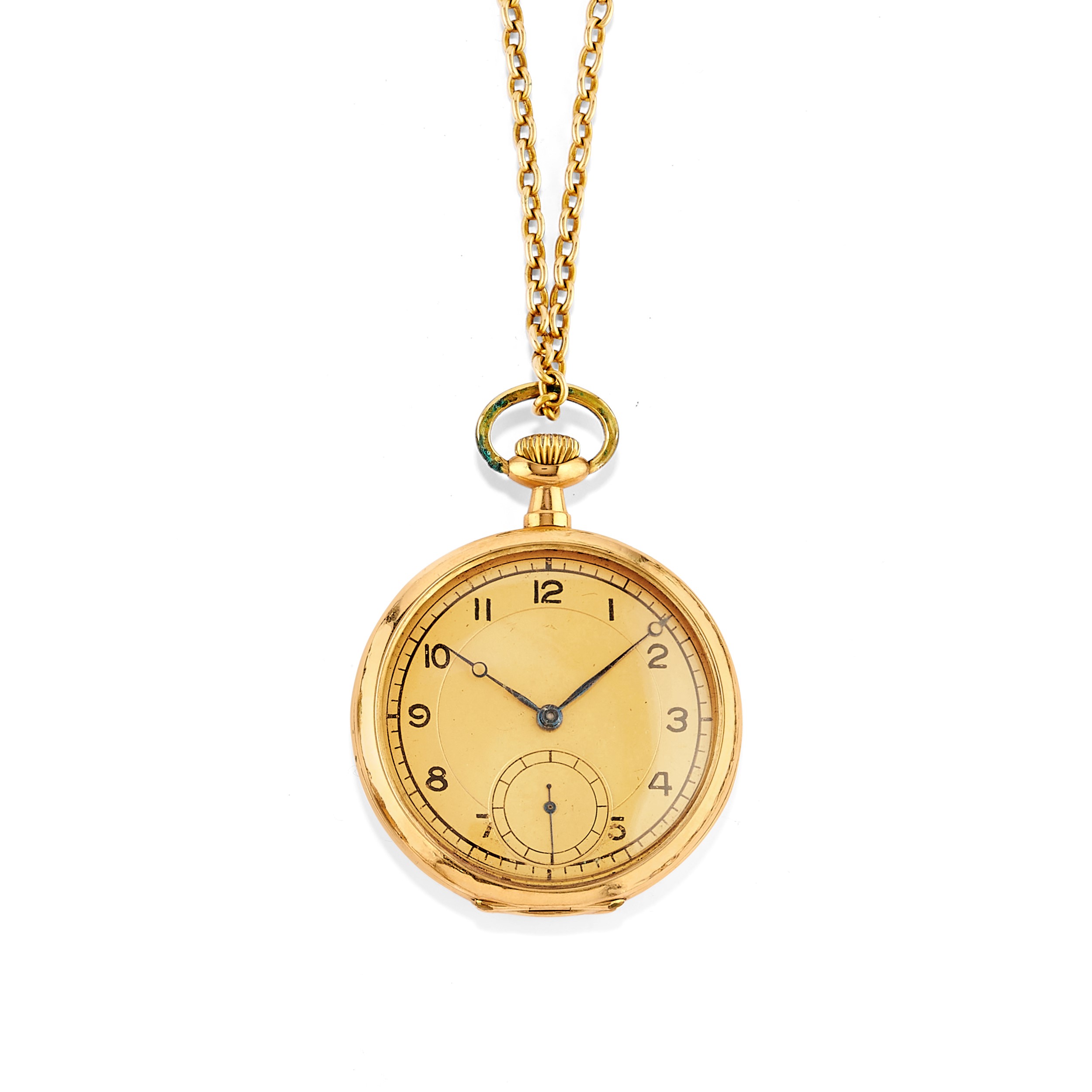 Due orologi da tasca, oro giallo 14k