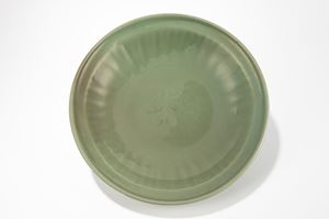 Piatto in porcellana celadon Lonquan