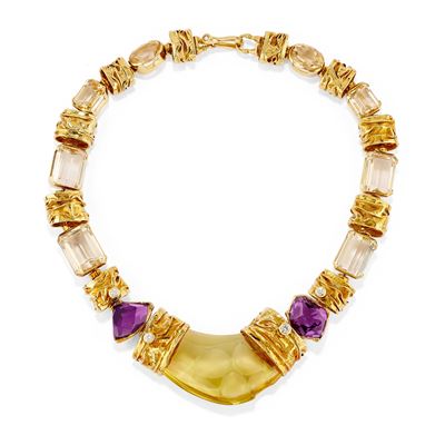 Collana con Pietre di Colore