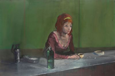 Ragazza al Banco del Bar