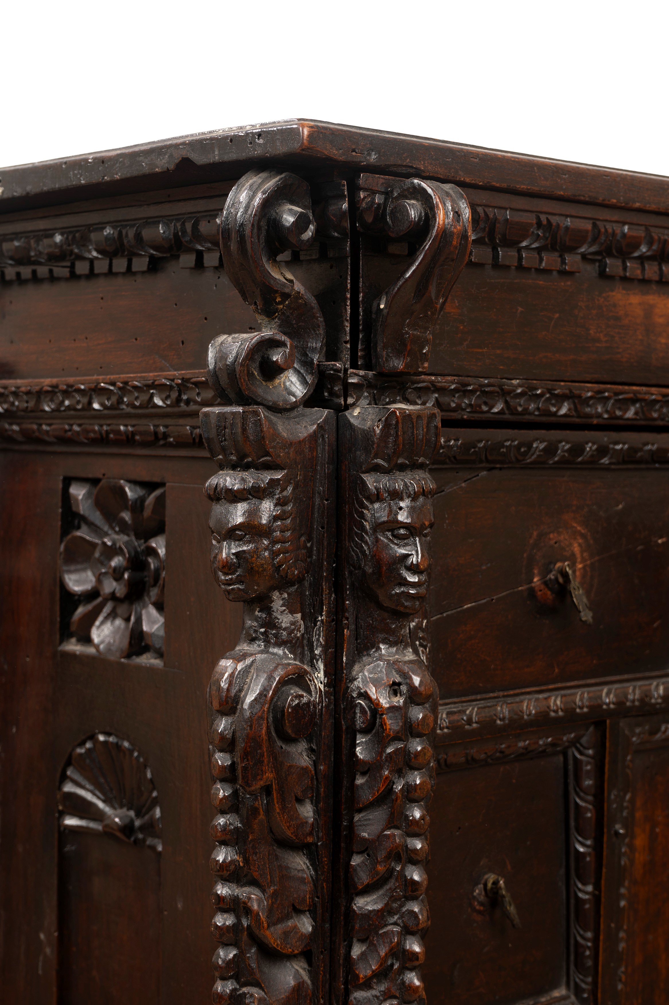 Credenza a Bambocci, Genova Secoli XVI - XVII