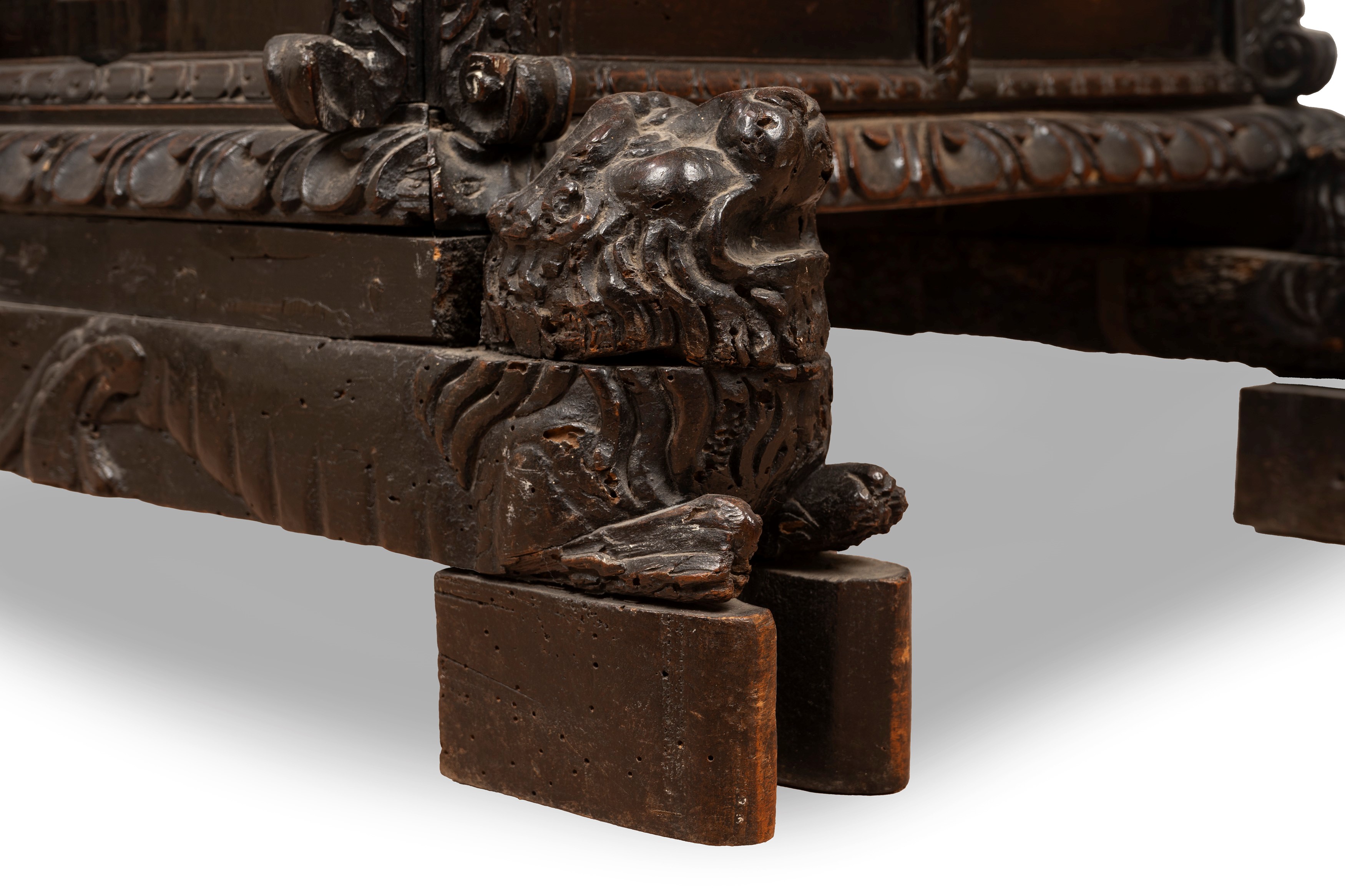 Credenza a Bambocci, Genova Secoli XVI - XVII