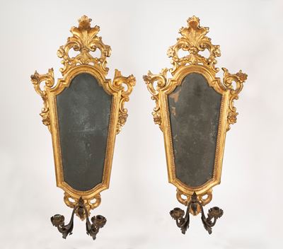 Coppia di Specchierine, Secolo XVIII