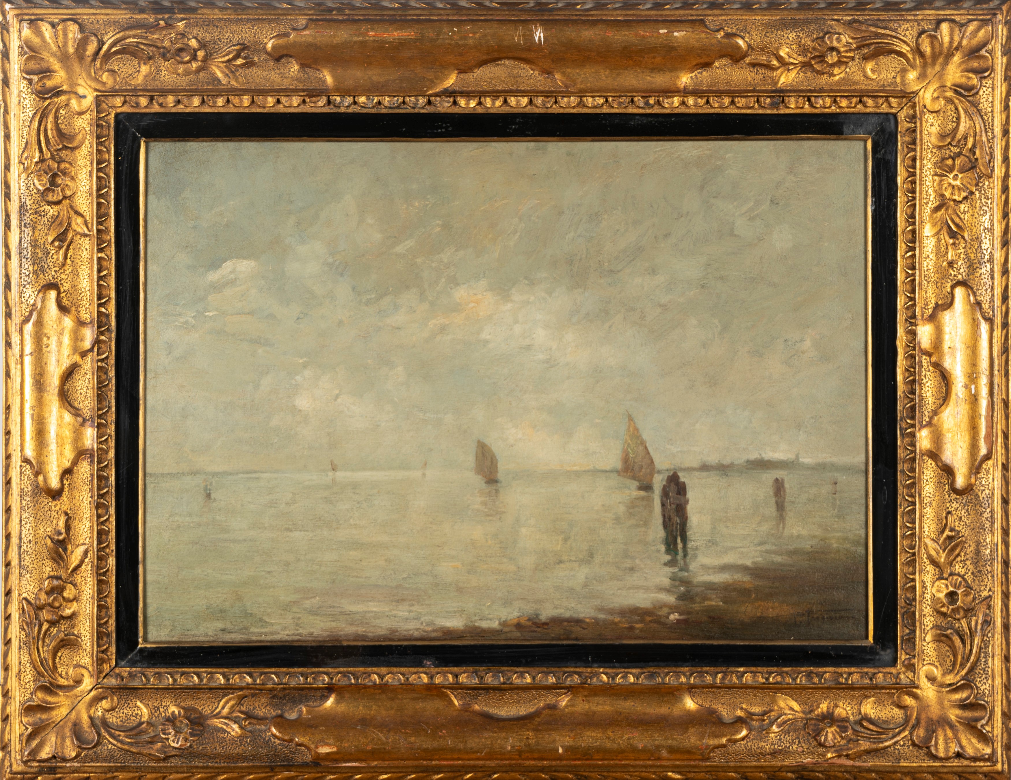 Pietro Fragiacomo - Vele in Laguna