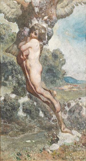 Brandt Otto - Ganymede kidnapped by Jupiter in the guise of an eagle