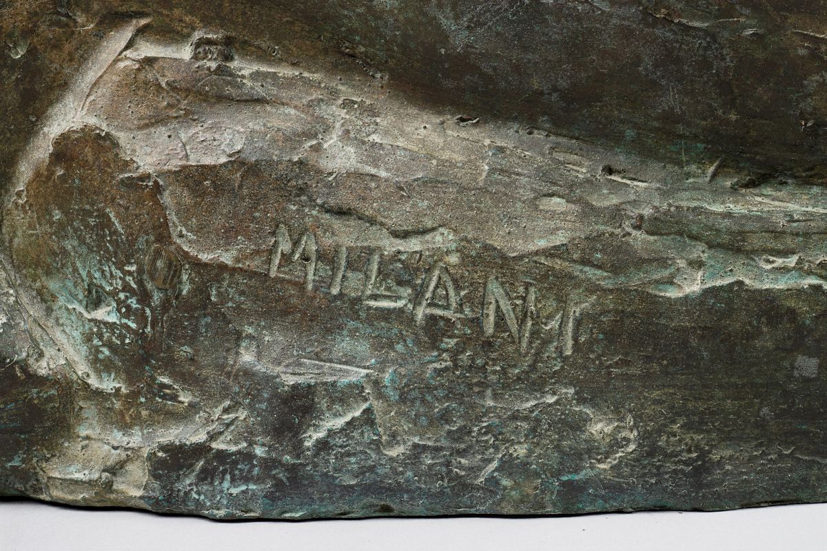 Umberto Milani - Figura n. 7, bronzo, 1945