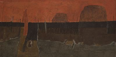 Terre, tecnica mista su masonite