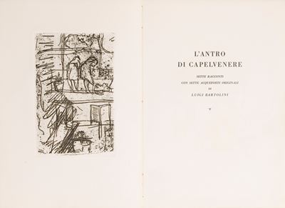 L'antro di Capelvenere. Sette racconti con sette acqueforti