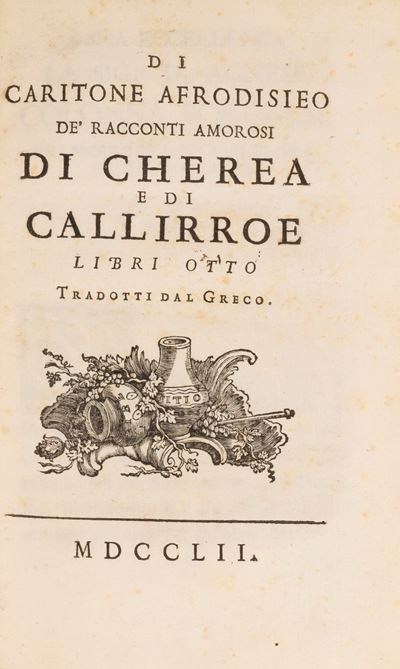 De' Racconti Amorosi di Cherea e di Calliroe