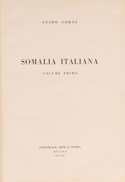 Somalia Italiana, 1937