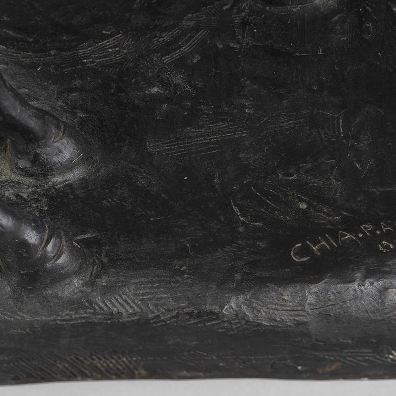 Sandro Chia - Palio di Siena, bronzo