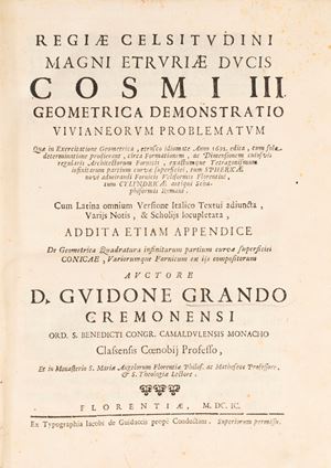 Guido Grandi - Geometrica demonstratio Vivianeorum problematum