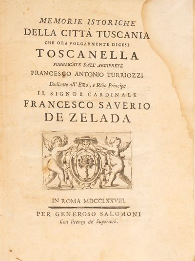Memorie Istoriche della Città Tuscania che Ora Volgarmente Dicesi Toscanella