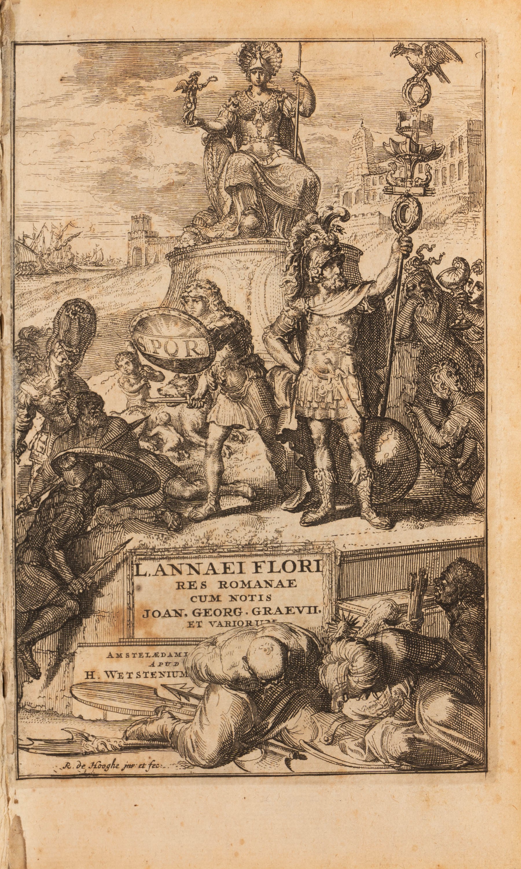 Lucio Anneo Floro - Epitome rerum romanarum, Amsterdam 1698