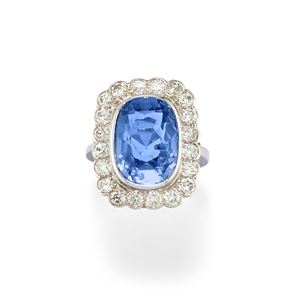  - Anello con zaffiro 