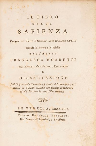 Il Libro della Sapienza