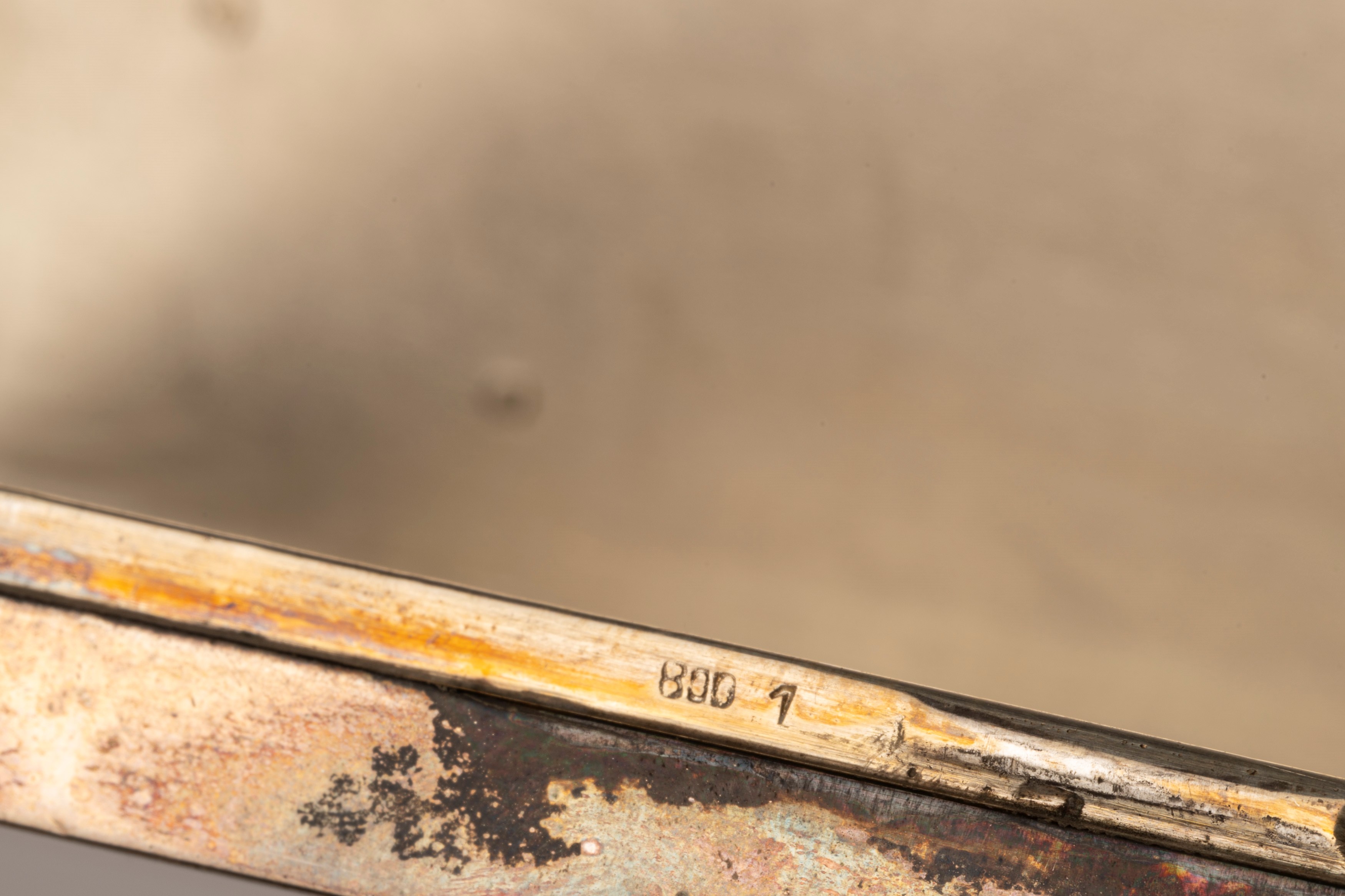 Porta sigarette in argento e porta bon bon in metallo argentato, secolo XX