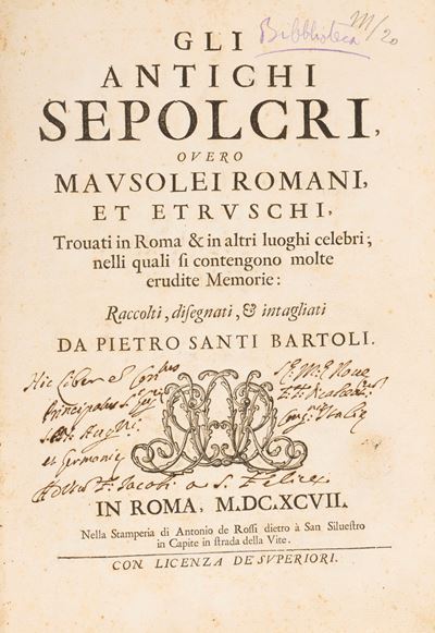 Gli Antichi Sepolcri Overo Mausolei Romani, Et Etruschi, Trouati in Roma in Altri Luoghi Celebri