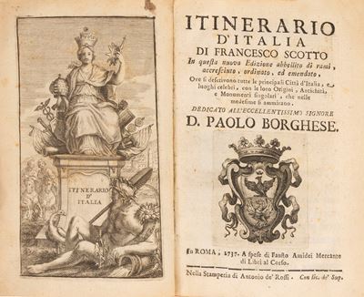 Itinerario D'italia [...] in Questa Nuova Edizione Abbellito di Rami, Accresciuto, Ordinato, ed E...