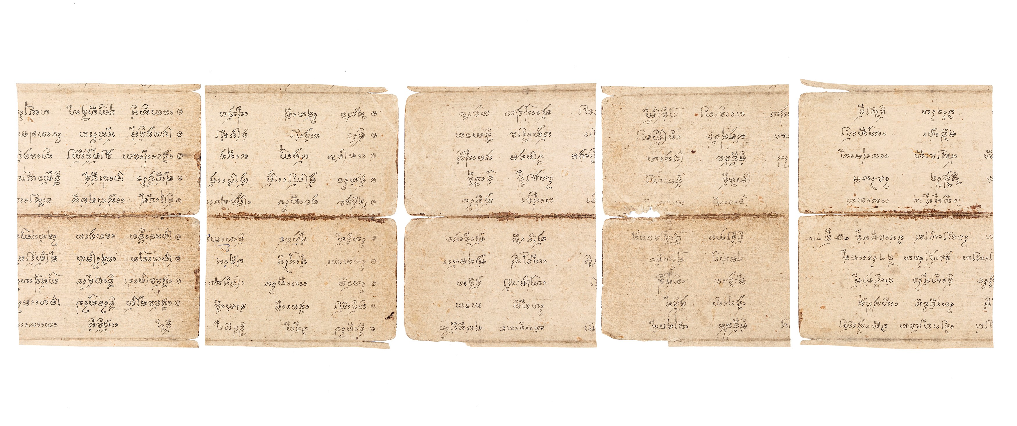 Cinque Dipinti su Carta, Thailandia Secolo XIX