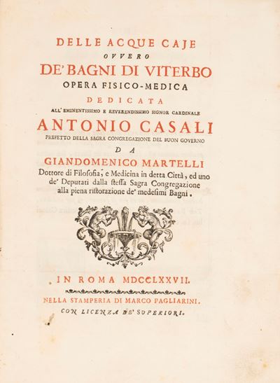 Delle Acque Caje Ovvero De' Bagni di Viterbo